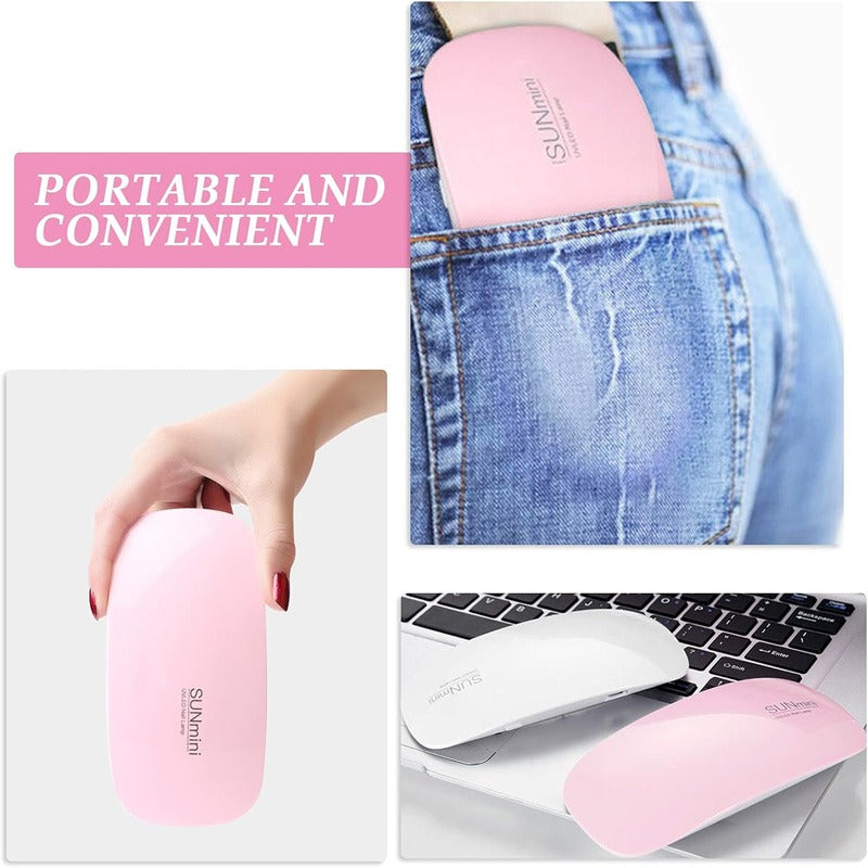 6W UV LED USB Nail Phototherapy Portable Machine