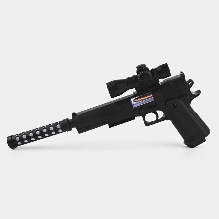 Electric Musical Mute Gun Toy