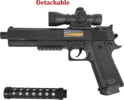 Electric Musical Mute Gun Toy