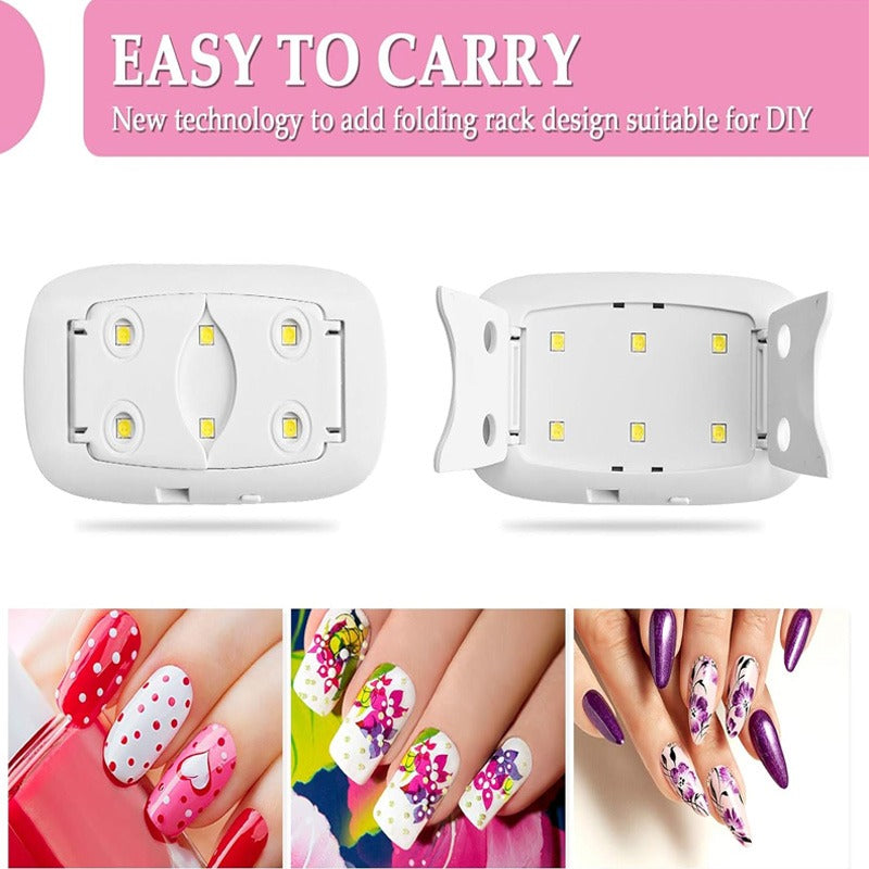 6W UV LED USB Nail Phototherapy Portable Machine