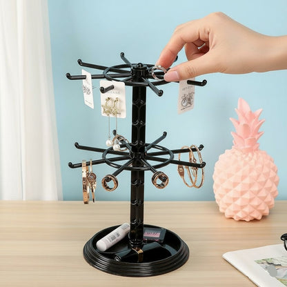 Rotating 2 Tier Multifunctional Rack