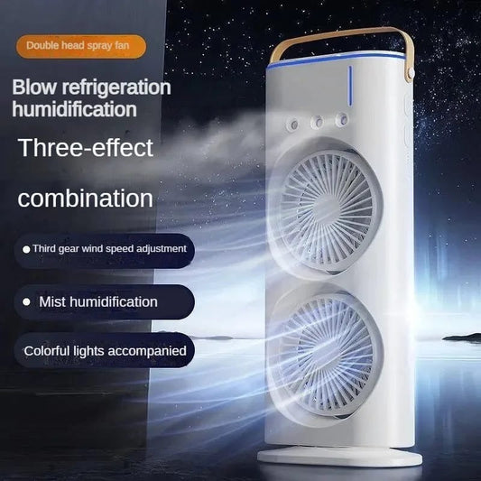 Double-Ended Spray Water Mist Fan
