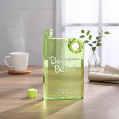 Notebook Design Water Bottle