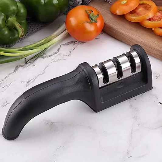Handheld Knives Sharpener Multi-function 3 Stages Type Quick Knife Sharpen.