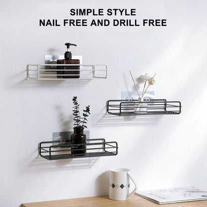 Stainless Steel Bathroom Storage Shelf (Screw)